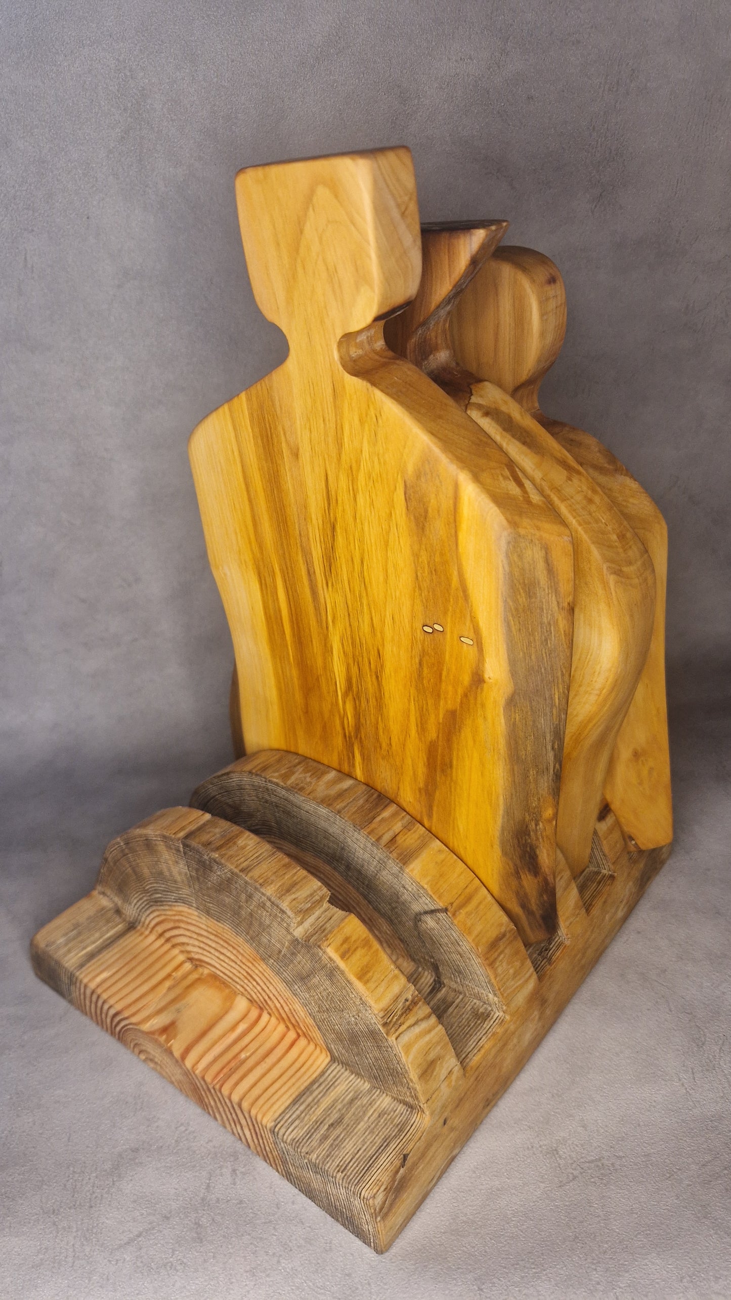 Cutting board set of 3 pcs. + stand/holder