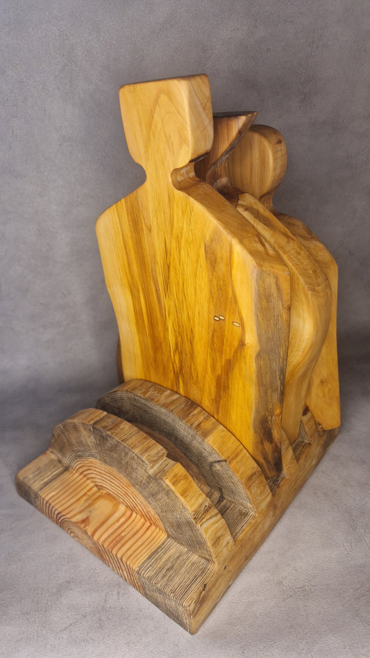 Cutting board set of 3 pcs. + stand/holder