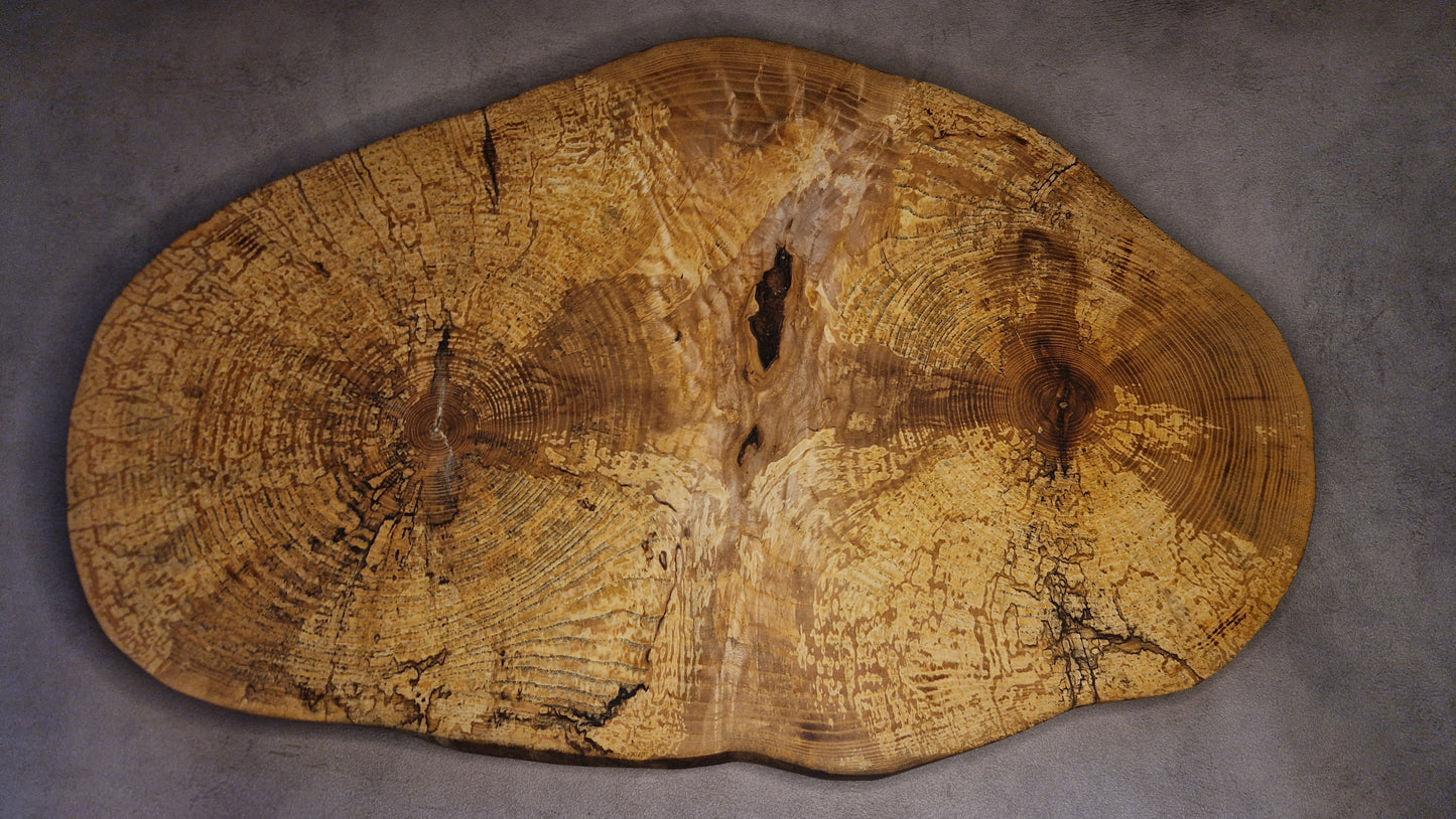 Handmade, Rustic Serving Board from Natural Ash Tree Wood