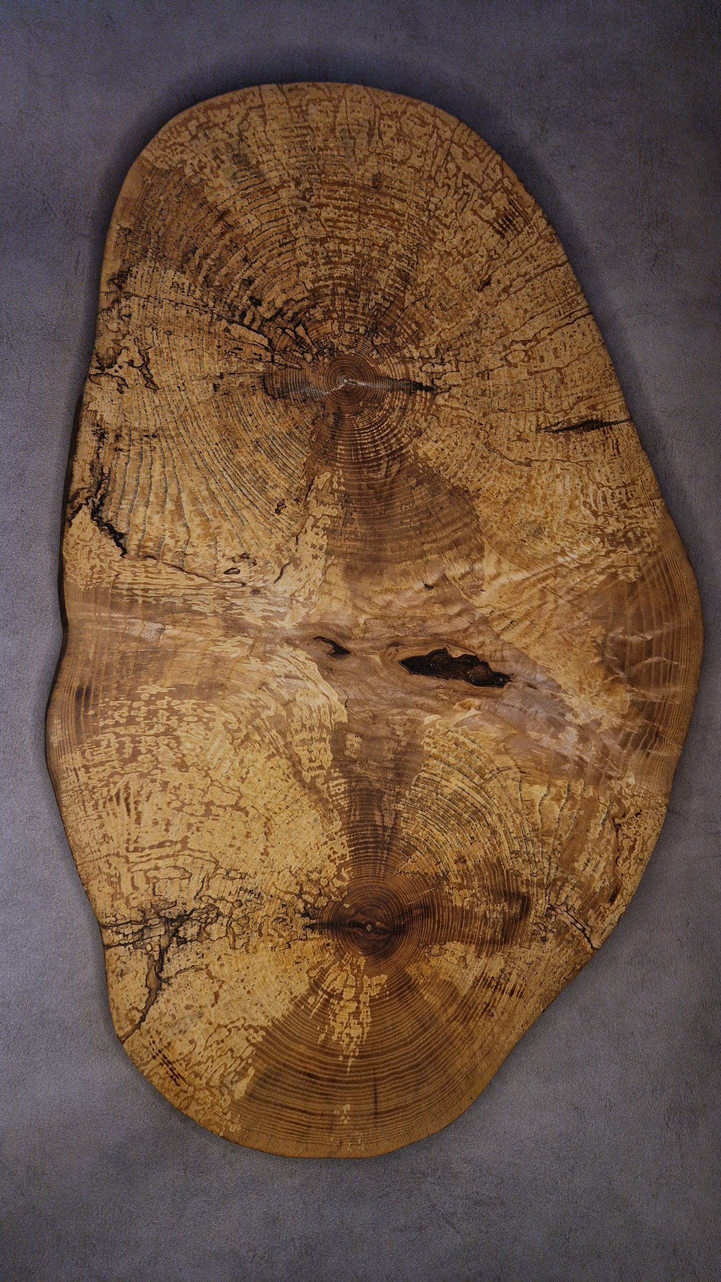 Handmade, Rustic Serving Board from Natural Ash Tree Wood