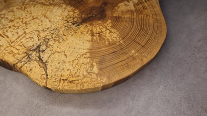 Handmade, Rustic Serving Board from Natural Ash Tree Wood