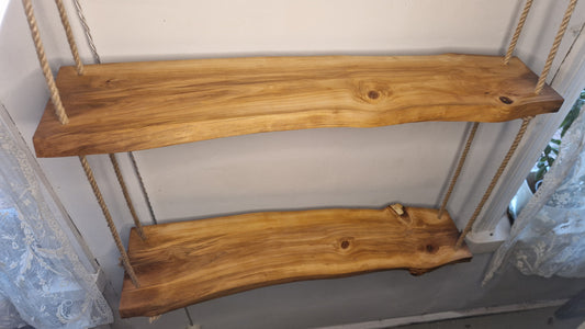 Wooden shelf